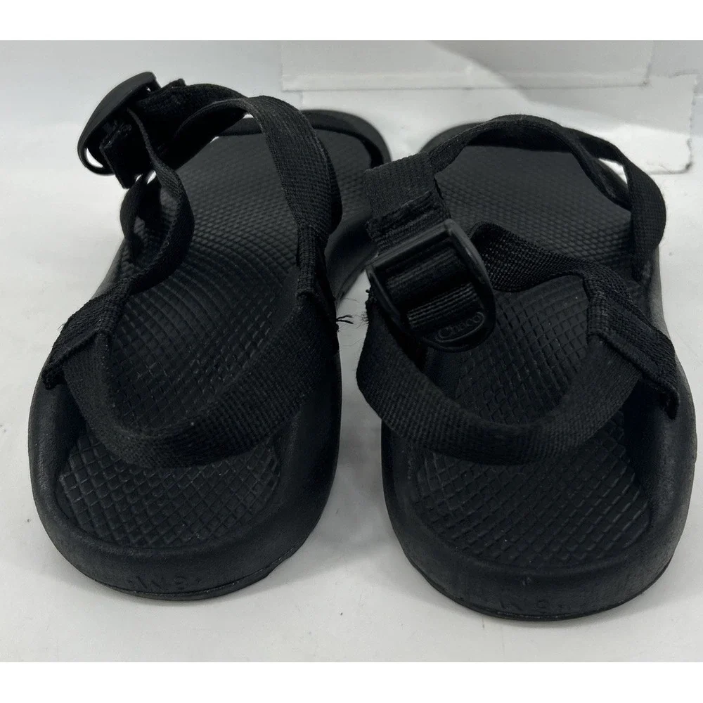 Chaco Z1 Classic Strappy Adjustable Sandals Black Women's Size 8